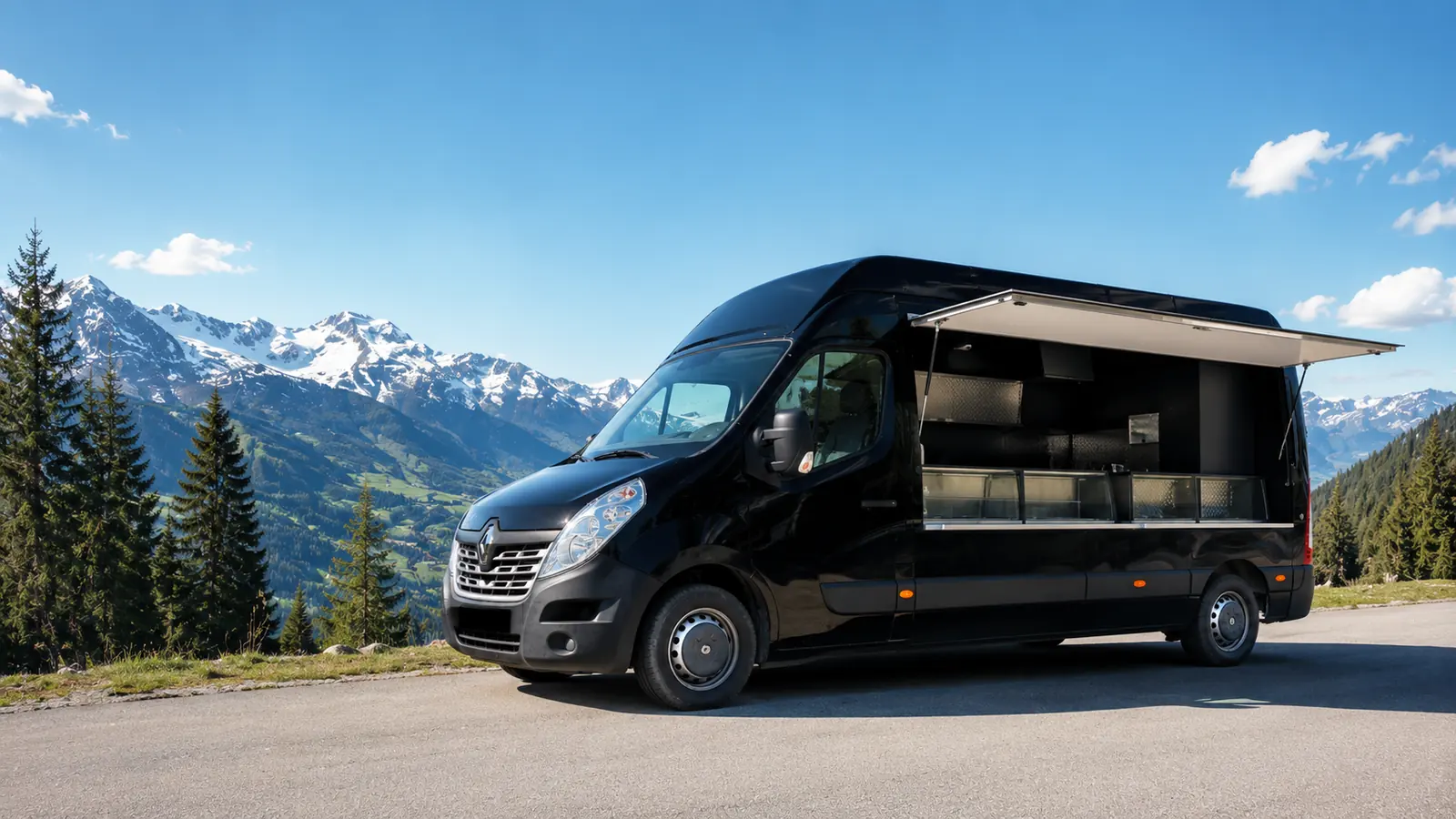 Food truck Platinum en service